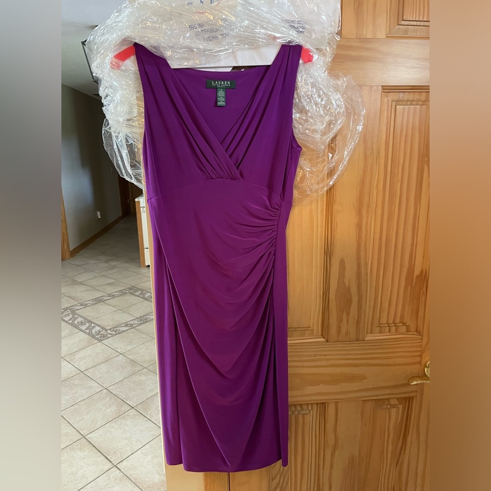 RALPH LAUREN PURPLE DRESS